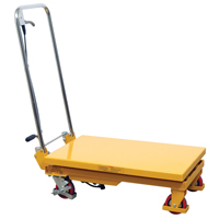Hydraulic Scissor Lift Table, 17.75" L x 27.5" W/27-1/2" L x 17-3/4" W, Steel, 330 lbs. Capacity CSL Industriel Inc.