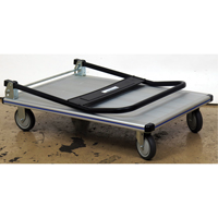 Folding Handle Platform Truck, Aluminum, 350 lbs., 29" L x 18-1/2" W, 34-1/2" High CSL Industriel Inc.