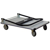 Folding Handle Platform Truck, Aluminum, 550 lbs., 35-1/2" L x 24" W, 35-1/2" High CSL Industriel Inc.