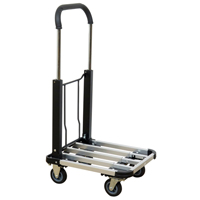 Folding Handle Platform Truck, Aluminum, 300 lbs., 28" L x 16" W, 37.75" High CSL Industriel Inc.