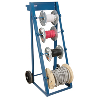 Portable Wire Reel Caddy, Steel, 4 Rod, 24-1/2" W x 49" H x 23" D, 400 lbs. Capacity CSL Industriel Inc.