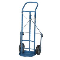 Professional Gas Cylinder Truck CC-1, Mold-on Rubber Wheels, 9" W x 7-1/4" L Base, 250 lbs. CSL Industriel Inc.