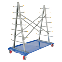 A-Frame Bar & Pipe Cart, Steel, 36-3/4" W x 73-3/4" D x 72-1/2" H, 2000 lbs. Capacity CSL Industriel Inc.
