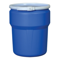 Nestable Polyethylene Drum, 10 US gal (8.33 imp. gal.), Open Top, Blue CSL Industriel Inc.