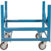 Chariot &agrave; berceaux pour tuyaux et barres, 24" lo x 24" la x 34" h, Capacit&eacute; de 2500 lb, Roue Polyur&eacute;thane CSL Industriel Inc.