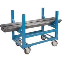 Chariot &agrave; berceaux pour tuyaux et barres, 24" lo x 24" la x 34" h, Capacit&eacute; de 2500 lb, Roue Polyur&eacute;thane CSL Industriel Inc.