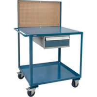 Mobile Service Cart, 2 Tiers, 24" W x 57" H x 40" D, 1200 lbs. Capacity CSL Industriel Inc.