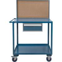 Mobile Service Cart, 2 Tiers, 24" W x 57" H x 40" D, 1200 lbs. Capacity CSL Industriel Inc.