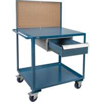 Mobile Service Cart, 2 Tiers, 24" W x 57" H x 40" D, 1200 lbs. Capacity CSL Industriel Inc.