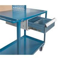 Mobile Service Cart, 2 Tiers, 24" W x 57" H x 40" D, 1200 lbs. Capacity CSL Industriel Inc.