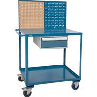 Mobile Service Cart, 2 Tiers, 24" W x 57" H x 40" D, 1200 lbs. Capacity CSL Industriel Inc.