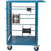 Mobile Wire Spool Cart, Steel, 6 Rod, 21" W x 48" H x 38" D, 1200 lbs. Capacity CSL Industriel Inc.