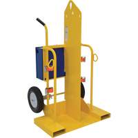 Welding Cylinder Torch Cart, Foam-Filled Wheels, 24" W x 19-1/2" L Base, 500 lbs. CSL Industriel Inc.