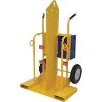 Welding Cylinder Torch Cart, Foam-Filled Wheels, 24" W x 19-1/2" L Base, 500 lbs. CSL Industriel Inc.