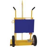 Welding Cylinder Torch Cart, Foam-Filled Wheels, 24" W x 19-1/2" L Base, 500 lbs. CSL Industriel Inc.