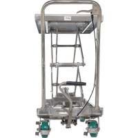 Manual Hydraulic Scissor Lift Table, 36-1/4" L x 19-3/8" W, Stainless Steel, 600 lbs. Capacity CSL Industriel Inc.