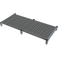 Adjustable Height One-Step Work Platform, 24" W x 59" D, 800 lbs. Capacity, All-Welded CSL Industriel Inc.