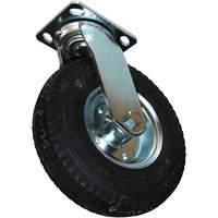 Roulette pneumatique pivotante pour chariot &agrave; plateforme CSL Industriel Inc.