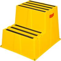 Industrial Step Stool, 2 Steps, 26" x 22-7/16" x 19-11/16" High CSL Industriel Inc.