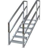 SmartStairs 6-10 Steps Modular Construction Stair System, 75" H CSL Industriel Inc.