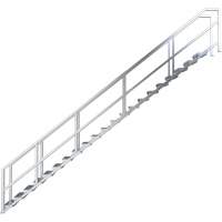 SmartStairs 17-21 Steps Modular Construction Stair System, 157-1/2" H CSL Industriel Inc.