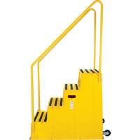 Escabeau industriel, 4 marches, 44" x 22-1/4" x Hauteur 65-1/8" CSL Industriel Inc.