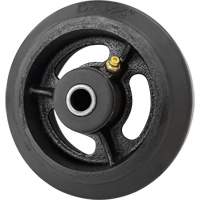 Roue en caoutchouc moul&eacute;, 5'' (127 mm) dia. x 1-1/2" (38 mm) la, Capacit&eacute; de 400 lb (181 kg) CSL Industriel Inc.