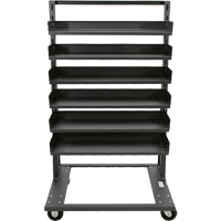 Chariot &agrave; cadre en A robuste &agrave; un c&ocirc;t&eacute; avec 6 plateaux, 38" x 25" x 63", Capacit&eacute; 2500 lb CSL Industriel Inc.