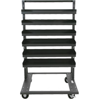 Chariot &agrave; cadre en A robuste &agrave; un c&ocirc;t&eacute; avec 6 plateaux &agrave; rebords, 38" x 25" x 63", Capacit&eacute; 2500 lb CSL Industriel Inc.
