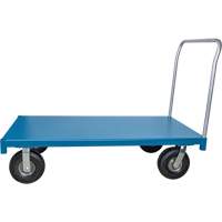 Chariot &agrave; plateforme robuste, 48" lo x 24" la x Capacit&eacute; 1200 lb, Roues en Anticrevaison CSL Industriel Inc.