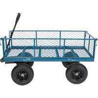 Wagon avec c&ocirc;t&eacute;s rabattables, 24" la x 48" la x Capacit&eacute; 800 lb CSL Industriel Inc.