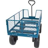 Wagon avec c&ocirc;t&eacute;s rabattables, 24" la x 48" la x Capacit&eacute; 800 lb CSL Industriel Inc.