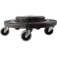 Brute&reg; Dolly, Polyethylene, Black, Fits: 20 - 55 US Gal. CSL Industriel Inc.