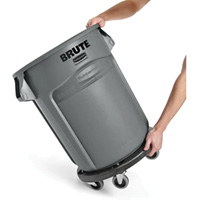 Brute&reg; Dolly, Polyethylene, Black, Fits: 20 - 55 US Gal. CSL Industriel Inc.