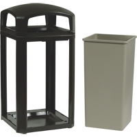 Cadre pour contenant Landmark Series Classique a/enveloppe rigide, Plastique, 50 gal. US CSL Industriel Inc.