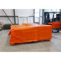 B&acirc;ches isol&eacute;es, Poly&eacute;thyl&egrave;ne, Orange, 20' x 12' x 8 mils CSL Industriel Inc.