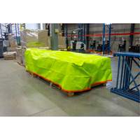 B&acirc;che tiss&eacute;e robuste haute visibilit&eacute;, Poly&eacute;thyl&egrave;ne, Vert/Orange, 16' x 20' x 12 mils CSL Industriel Inc.