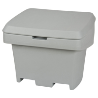 Heavy-Duty Outdoor Salt and Sand Storage Container, 30" x 24" x 24", 5.5 cu. Ft., Grey CSL Industriel Inc.