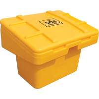 Salt Sand Container SOS, With Hasp, 30" x 24" x 24", 5.5 cu. Ft., Yellow CSL Industriel Inc.