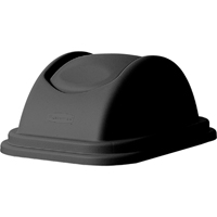 Soft Wastebasket Covers, Dome Lid/Swing Lid, Plastic, Fits Container Size: 16" x 11-5/8" CSL Industriel Inc.