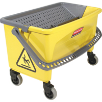 Microfibre Press Wring Buckets, Down Press, 10.75 US Gal. (43 Quart), Yellow CSL Industriel Inc.