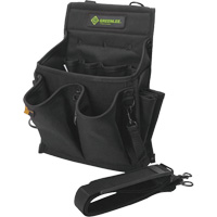 Sac &agrave; outils, Nylon, 20 pochettes, Noir CSL Industriel Inc.