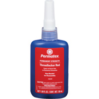 Adh&eacute;sif frein-filet, Rouge, &eacute;lev&eacute;, 50 ml, Bouteille CSL Industriel Inc.