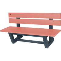 Bancs de parc d'ext&eacute;rieur, Plastique recycl&eacute;, 60" lo x 22-13/16" la x 29-13/16" h, S&eacute;quoia CSL Industriel Inc.