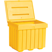 Economy Salt Sand Storage Container, 32" x 23" x 27-1/2", 10 cu. Ft., Yellow CSL Industriel Inc.