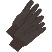 Gants en jersey classiques, Taille unique, Brun, Non doubl&eacute;, Poignet en tricot CSL Industriel Inc.