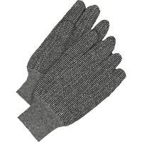 Gants en jersey classiques, Taille unique, Poivre et sel, Non doubl&eacute;, Poignet en tricot CSL Industriel Inc.