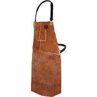 Leather Welding Apron, Bib, 36" L, Brown CSL Industriel Inc.