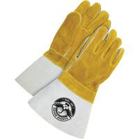 Welder Gloves with 5" Cuff, Split Cowhide, Size One Size CSL Industriel Inc.