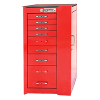 PRO+ Series Roller Cabinet, 8 Drawers, 19" W x 19" D x 36-1/2" H, Red CSL Industriel Inc.